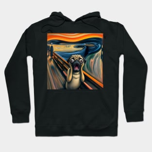 The pug scream Hoodie